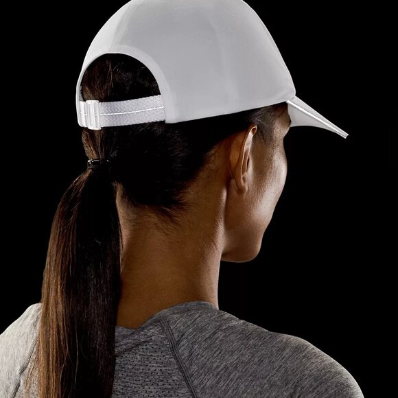 Lululemon White Fast and Free Running Hat - Picture 6 of 7